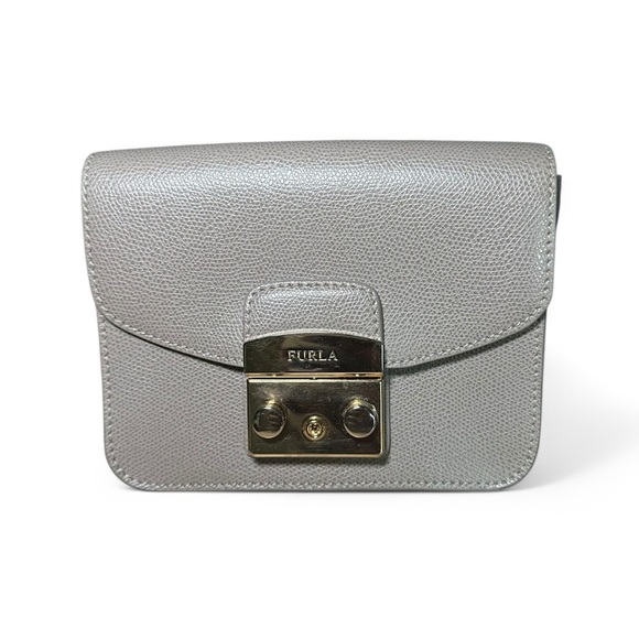 Furla Silver Metropolis Mini Bag - Picture 2 of 8